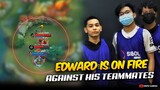OMG!! EDWARD IS ON FIRE AGAINST HIS TEAMMATES. . . 😲