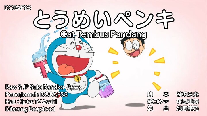 Doraemon Sub Indo Terbaru 895 A: Cat Tembus Pandang