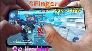 Realme narzo 20pro free fire gameplay test 4 finger handcam m1887 onetap headshot SD860 CPU smoothaf