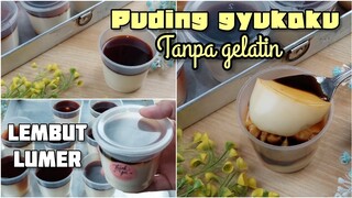 Resep Puding Gyukaku Lembut Lumer Tanpa Gelatin