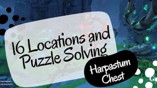 16 Lokasi  Puzzle Solving Mini-Game of Harpastum Chest | Genshin Impact Indonesia