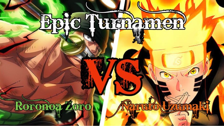 Zoro Vs Naruto | Epic Tournament Anime Cross Mugen | Battle 2