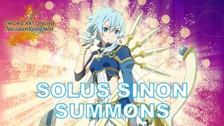 Sword Art Online Alicization Rising Steel - Scouting/Summoning For Best Girl Solus Sinon