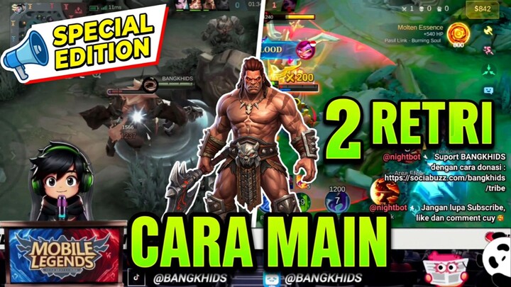JANGAN SAMPAI MUSUH TAHU! CARA PAKAI 2 RETRI DI BALMOND. MLBB