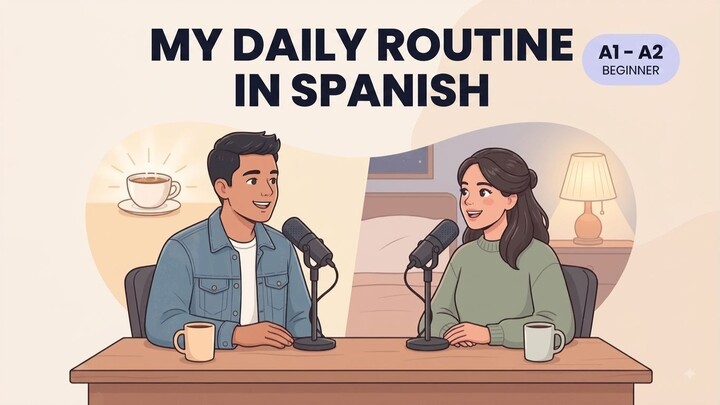 Learn Spanish Through a Daily Routine | A1–A2 Listening Practice