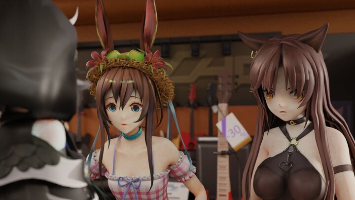 Do you understand my Japanese? [cycles/mmd/ Arknights]