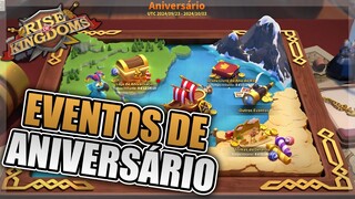 EVENTOS DE ANIVERSÁRIO | LIVRO DO ANO - RISE OF KINGDOMS