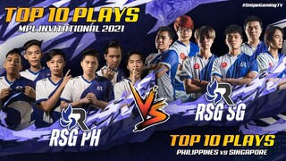 RSG PH VS RSG SG TOP 10 PLAYS OF THE GAME | MPLI 2021