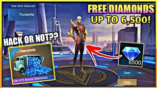 GET FREE DIAMONDS UPTO 6,500!! BUT HOW TO CLAIM?? (LEGIT 100%) || MOBILE LEGENDS BANG BANG