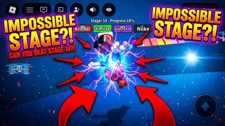 IMPOSSIBLE STAGE 18 PASSED?! 🚀 | Roblox Gameplay