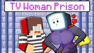 Maizen LOCKED in TV WOMAN'S Prison in Minecraft! - Parody Story(Mikey and JJ TV)