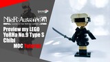 LEGO Nier:Automata YoRHa No.9 Type S Chibi MOC Tutorial | Somchai Ud