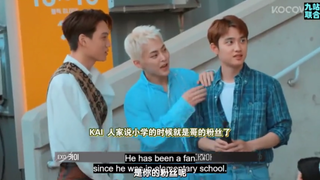 出现在NCT日本队团综里的EXO，看到后辈好羞涩kkk