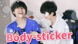 Find Body-sticker Challenge!! [ BL Gay Couple Nic & Cheese]