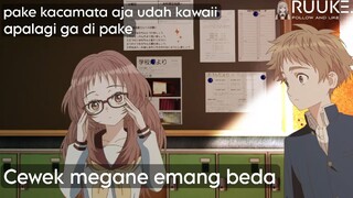 Cewe Megane Memang Menggemaskan - Rekomendasi Anime