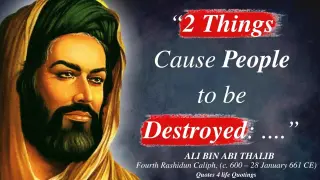 Ali Bin Abi Thalib Quotes That Will Touch Your Heart |  Quotes 4 life Quotings