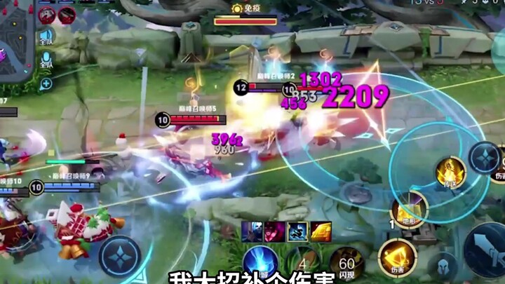 (Mạch Lộ Nữ Oa) Cảnh chiến đấu cực cháy 2460 điểm! Giành 15 mạng và cướp cả hai Rồng!