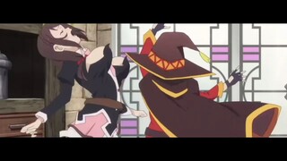 [Konosuba] Susu Megumin menampar