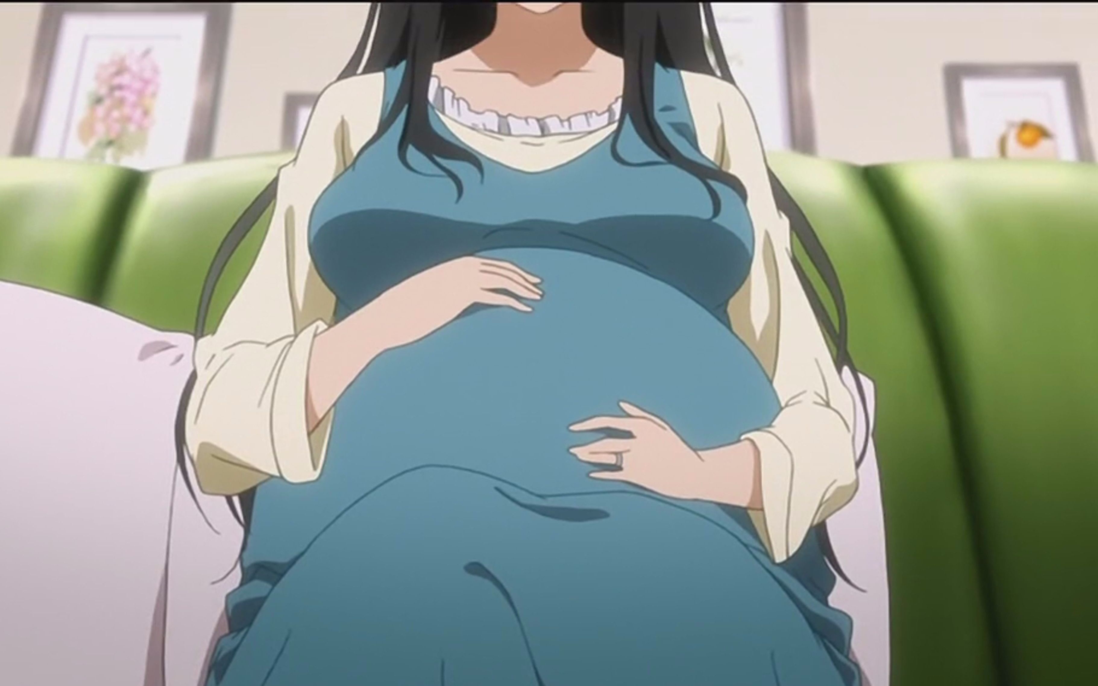 Anime pregnant scene