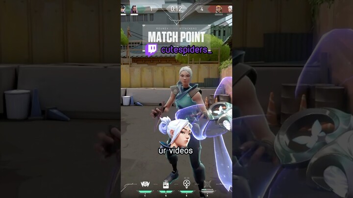 a rare wholesome moment… twitch: cutespiders_ #valorant
