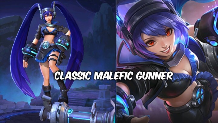 LAYLA SKIN ( classic malefic gunner ) REWORK IN MOBILE LEGENDS