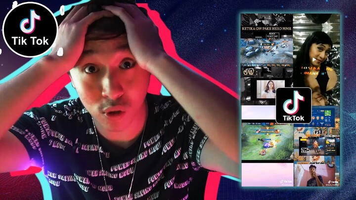 REACTION TIKTOK MOBILE LEGEND PERTAMA DALAM HIDUP! KOK KETEMUNYA VIDEO BEGINIAN....