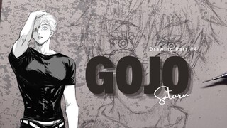 [Jujutsu Kaisen] Drawing Gojo Satoru suami sejuta umat!