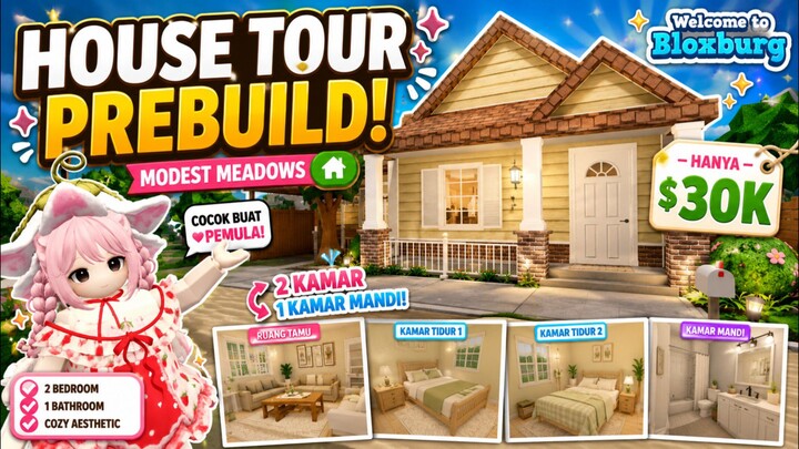 Bloxburg Prebuild House Tour $30k Modest Meadows
