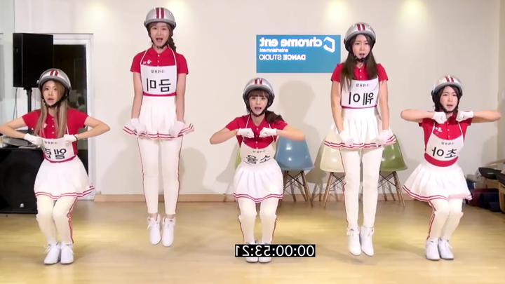 [Perlengkapan untuk menari mengikuti lagu] BAR BAR BAR - Crayon Pop, penyesuaian warna, mode cermin 