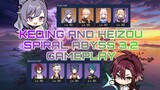 KEQING AND HEIZOU IN SPIRAL ABYSS 3.2 PART 1