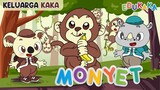 MONYET - Kartun Lucu | Lagu Anak Indonesia | Belajar Mengenal Hewan