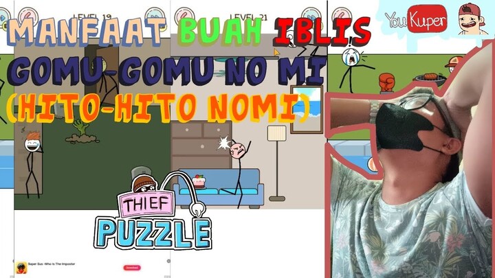 GAME MIRIP KEKUATAN LUFFI SUN GOD NIKA SEDANG MENCURI ONE PIECE | THIEF PUZZLE | YOUKUPER #NGACOGAME
