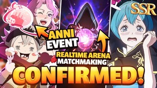 REALTIME ARENA CONFIRMED FOR 1st ANNI & NEW EVENT!? GREY & FINRAL COMING TOO? | Black Clover Mobile