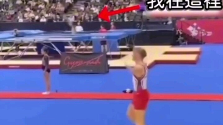 การพลิกผันเกิดขึ้นเพียงเสี้ยววินาที#ยิมนาสติกลีลา #ตลก