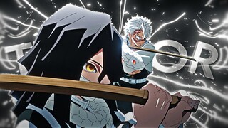 Muichiro vs Obanai And Sanemi Twixtor Clips (Demon Slayer Season 4 Episode 4)