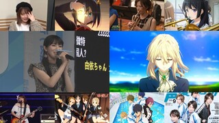 ANIME vs VOICE ACTORS | Best KyoAni Moments