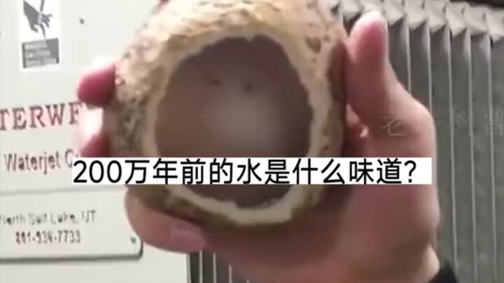 Seperti apa rasa air dari 2 juta tahun lalu?