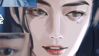 [Zhan Xian Speed Drawing] It's him! It's the man who slaughtered B station - Xiao Zhan! Live-action 