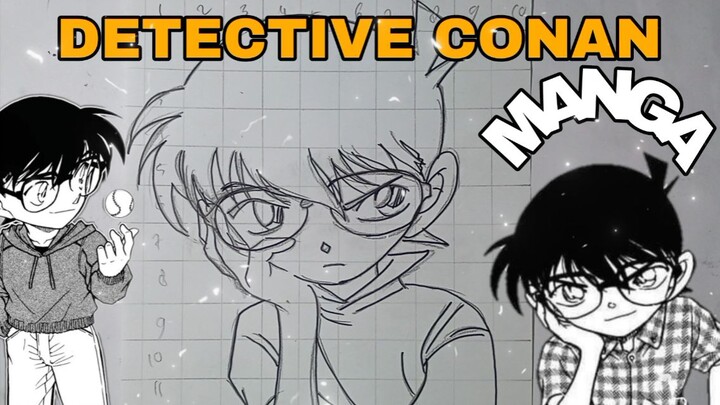 mengambar detective conan