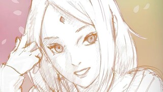 Lukisan asli Sakura karya Kishimoto