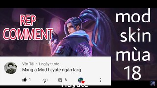 Mod skin Hayate ngân lang full hiệu ứng âm thanh