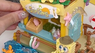 ☀️การประกอบที่น่าตื่นตาตื่นใจ |SpongeBob SquarePants Beach Building Blocks🌴