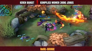 KEREN BANGET ❗ KOMPILASI MOMEN 300IQ JENIUS MOBILE LEGEND