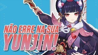 NÃO ERRE na sua YUNJIN! A MELHOR SUPORTE de ATAQUE BÁSICO | GENSHIN IMPACT