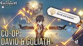 GENSHIN IMPACT - David and Goliath Achievement in Co-op