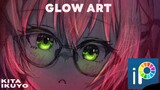 [SPEEDPAINT] Glow Art. Si Merah Yang Imut/kita Ikuyo 🌹- Bocchi the Rock