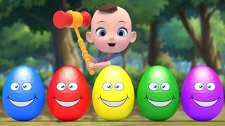 Baby 5 Color Eggs Song Twinkle Little Star | Nursery Rhymes Baby Kids