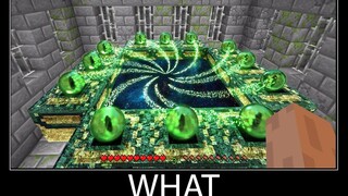 Minecraft รออะไร meme part 72 minecraft end portal ที่เหมือนจริง