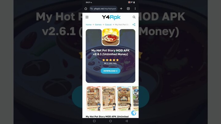 #modapk #แจกเกมโปร My Hot Pot Story MOD APK (Unlimited Money) #Y4Apk