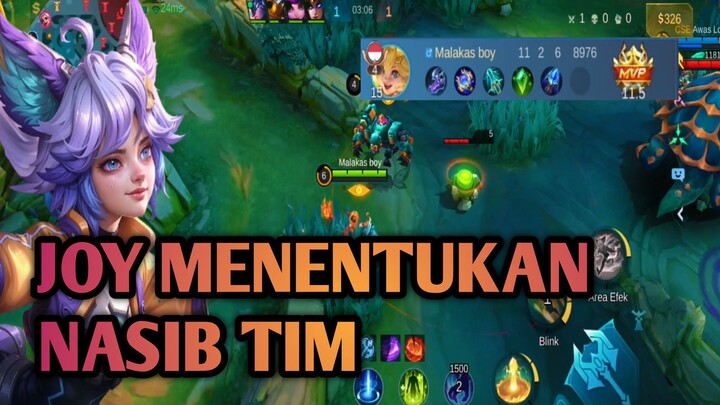 BUKAN SEMBARANG JOY, DIA SANGAT SATISFYING | GAMEPLAY MLBB